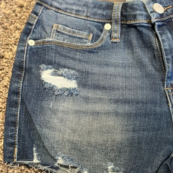 Blank NYC The Astor distressed denim Cutoff short - Picture 8 of 8